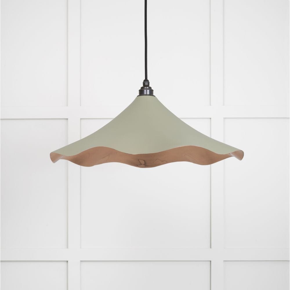 From The Anvil Electrical Smooth Copper / Ceiling Pendants From The Anvil - Smooth Copper Flora Pendant in Tump