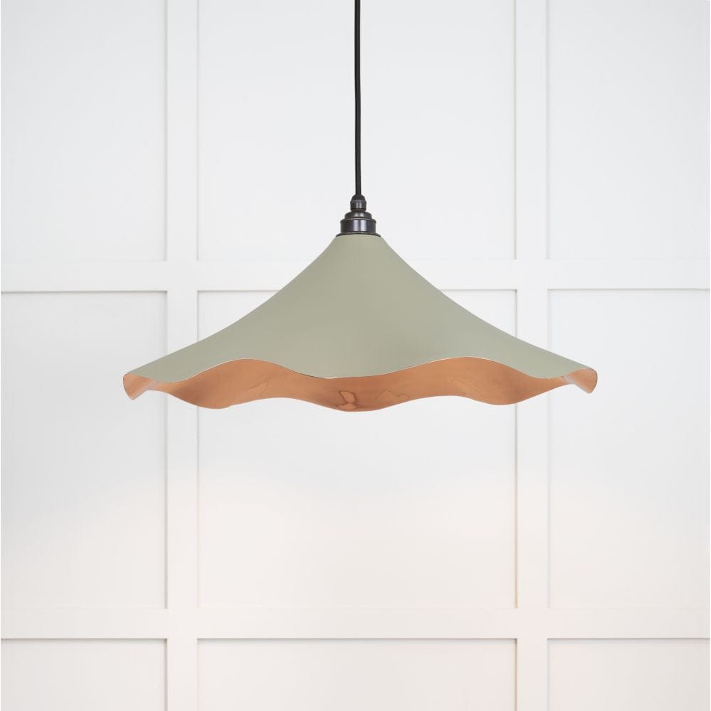 From The Anvil Electrical Smooth Copper / Ceiling Pendants From The Anvil - Smooth Copper Flora Pendant in Tump