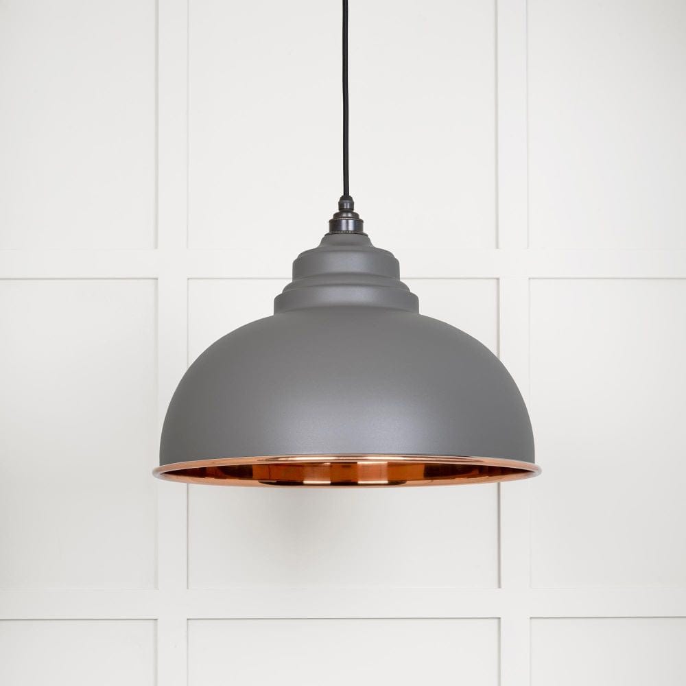 From The Anvil Electrical Smooth Copper / Ceiling Pendants From The Anvil - Smooth Copper Harborne Pendant in Bluff