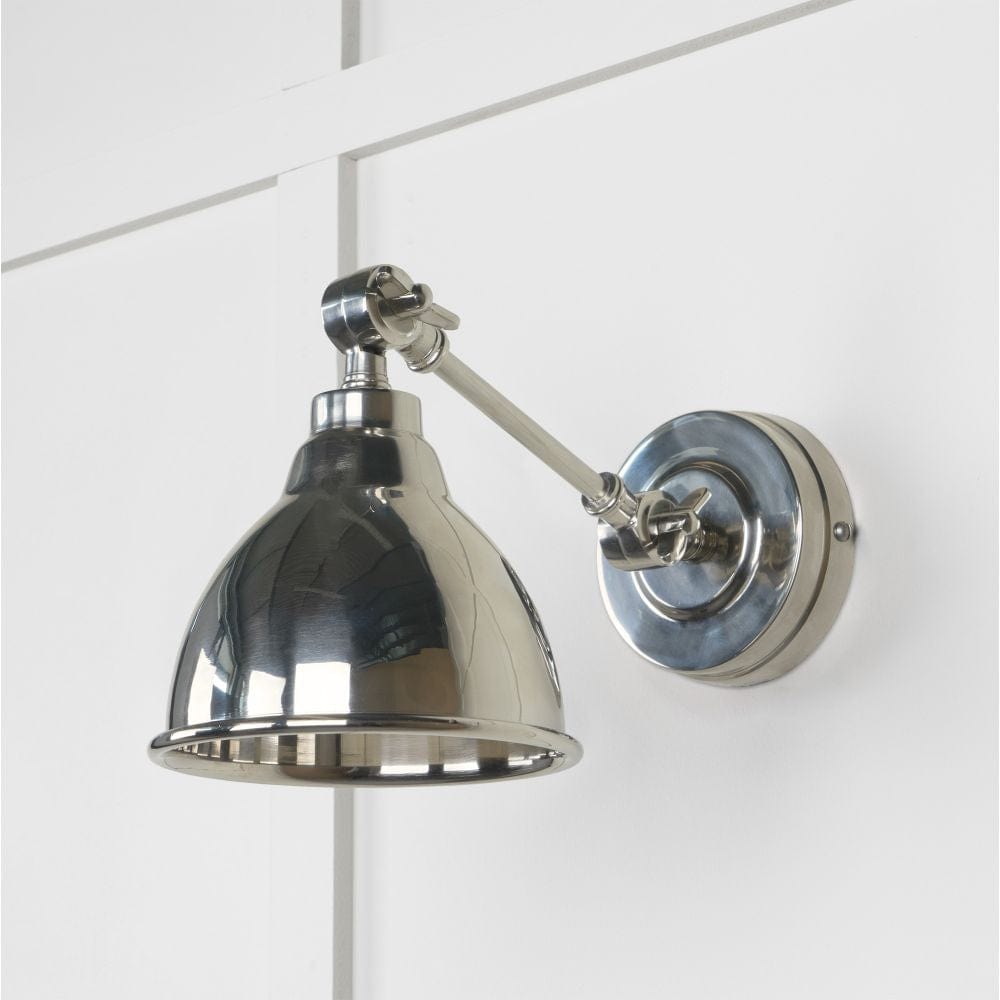 From The Anvil Electrical Smooth Nickel / Wall Lights From The Anvil - Smooth Nickel Brindley Wall Light