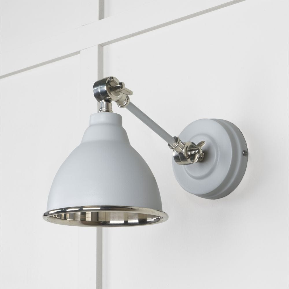 From The Anvil Electrical Smooth Nickel / Wall Lights From The Anvil - Smooth Nickel Brindley Wall Light in Birch