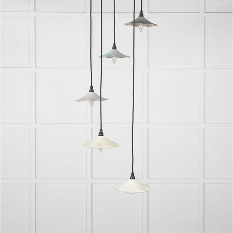 From The Anvil Electrical Smooth Nickel / Cluster Pendants From The Anvil - Smooth Nickel Flora Cluster Pendant in Teasel