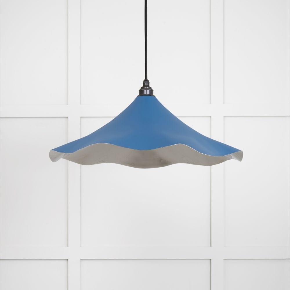 From The Anvil Electrical Smooth Nickel / Ceiling Pendants From The Anvil - Smooth Nickel Flora Pendant in Upstream