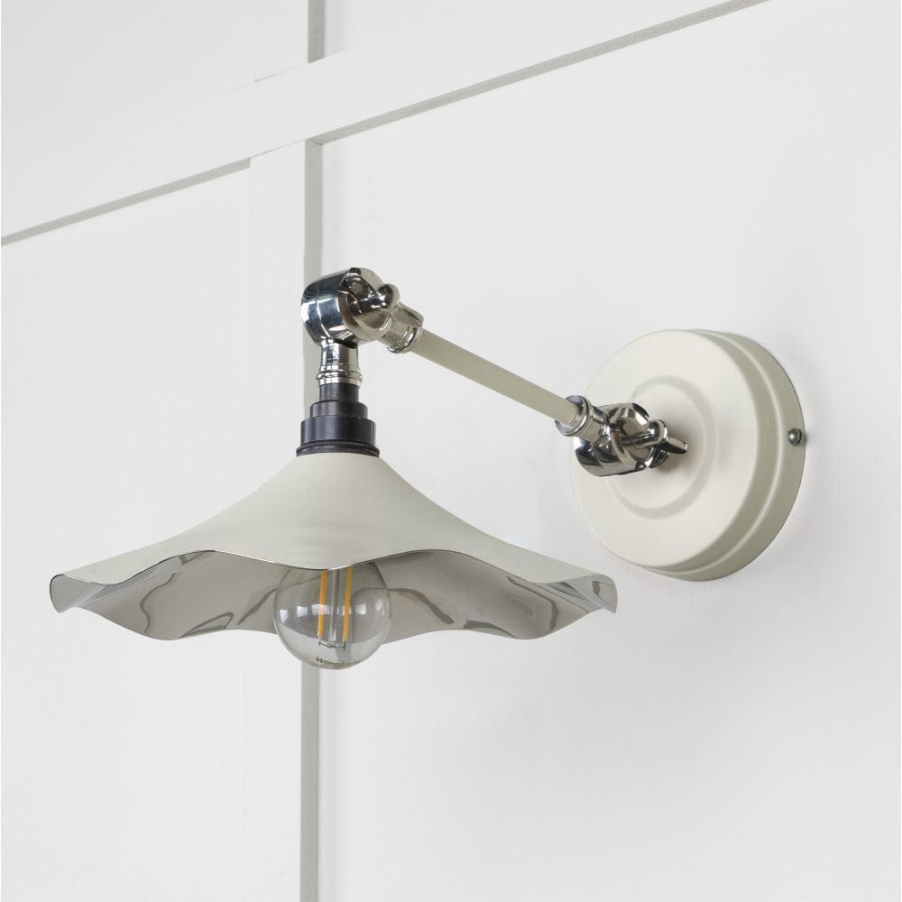 From The Anvil Electrical Smooth Nickel / Wall Lights From The Anvil - Smooth Nickel Flora Wall Light in Teasel