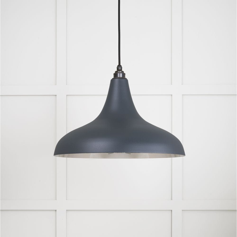 From The Anvil Electrical Smooth Nickel / Ceiling Pendants From The Anvil - Smooth Nickel Frankley Pendant in Soot