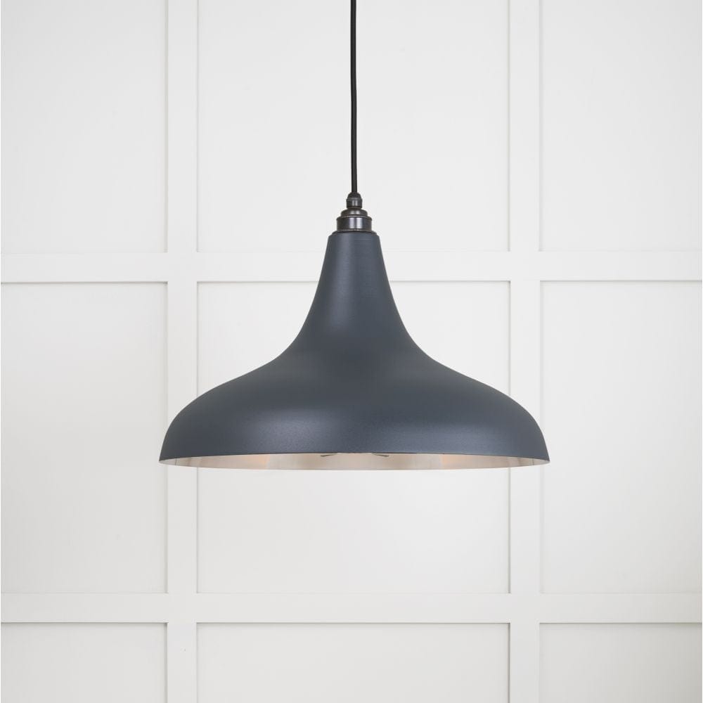 From The Anvil Electrical Smooth Nickel / Ceiling Pendants From The Anvil - Smooth Nickel Frankley Pendant in Soot