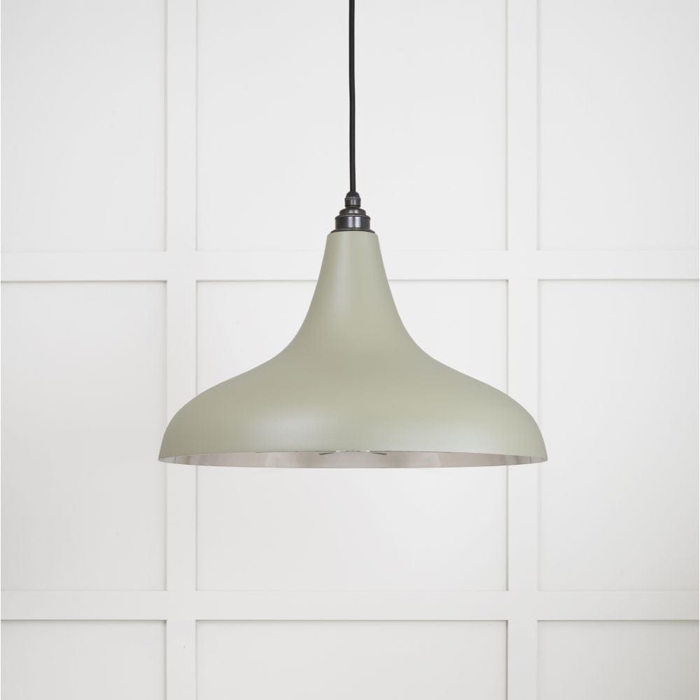 From The Anvil Electrical Smooth Nickel / Ceiling Pendants From The Anvil - Smooth Nickel Frankley Pendant in Tump