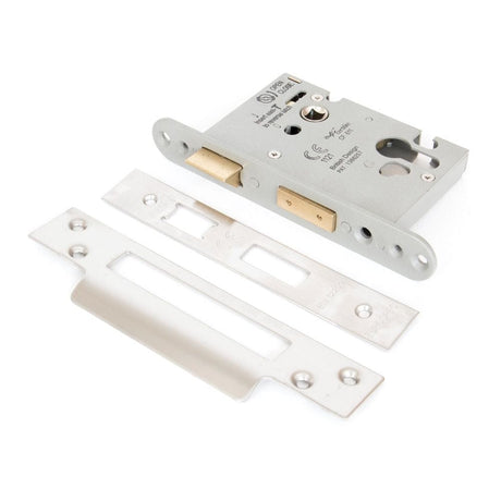 From The Anvil Locks & Latches Satin Stainless Steel / Euro Profile Sashlocks / 3" / 76mm From The Anvil - SSS 3" Euro Profile Sash Lock