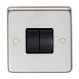 From The Anvil Electrical Satin Stainless Steel / Double 10 Amp Switch From The Anvil - SSS Double 10 Amp Switch