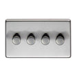 From The Anvil Electrical Satin Stainless Steel / Quad LED Dimmer Switch From The Anvil - SSS Quad LED Dimmer Switch