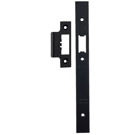 This is an image of a Eurospec - Din Latch Forend & Strike Pack that is availble to order from Trade Door Handles in Kendal.