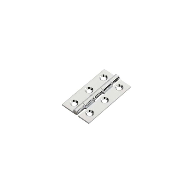 Finger Tip Design Hinges Polished Chrome / 2" (51mm) FTD - 50 x 28mm Cabinet Hinge - Polished Chrome