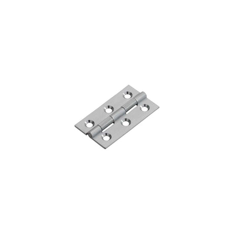 Finger Tip Design Hinges Satin Chrome / 2" (51mm) FTD - 50 x 28mm Cabinet Hinge - Satin Chrome
