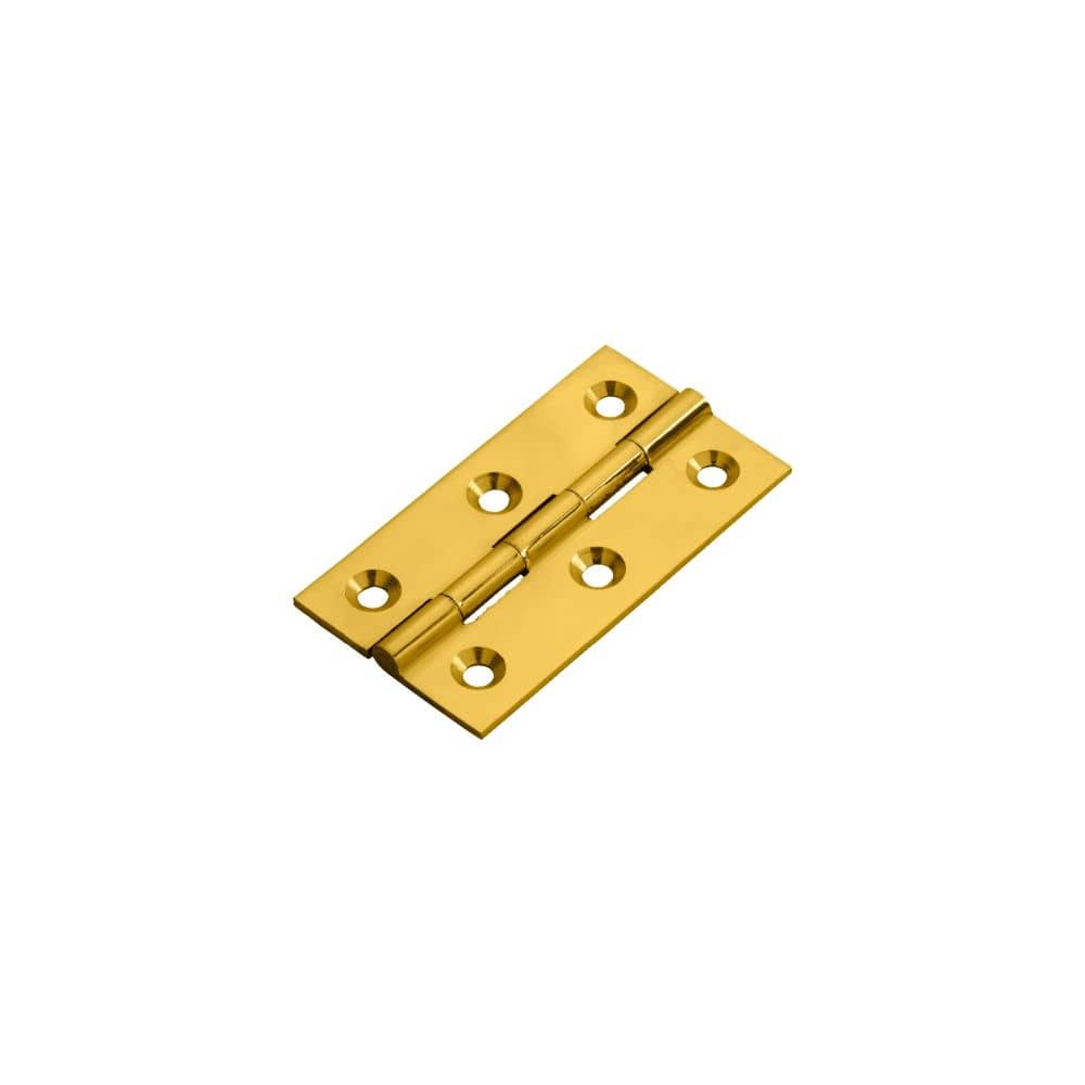 Finger Tip Design Hinges Polished Brass / 2.5" (64mm) FTD - 64 x 35mm Cabinet Hinge - Polished Brass