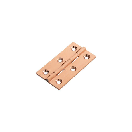 Finger Tip Design Hinges Satin Copper / 2.5" (64mm) FTD - 64 x 35mm Cabinet Hinge - Satin Copper