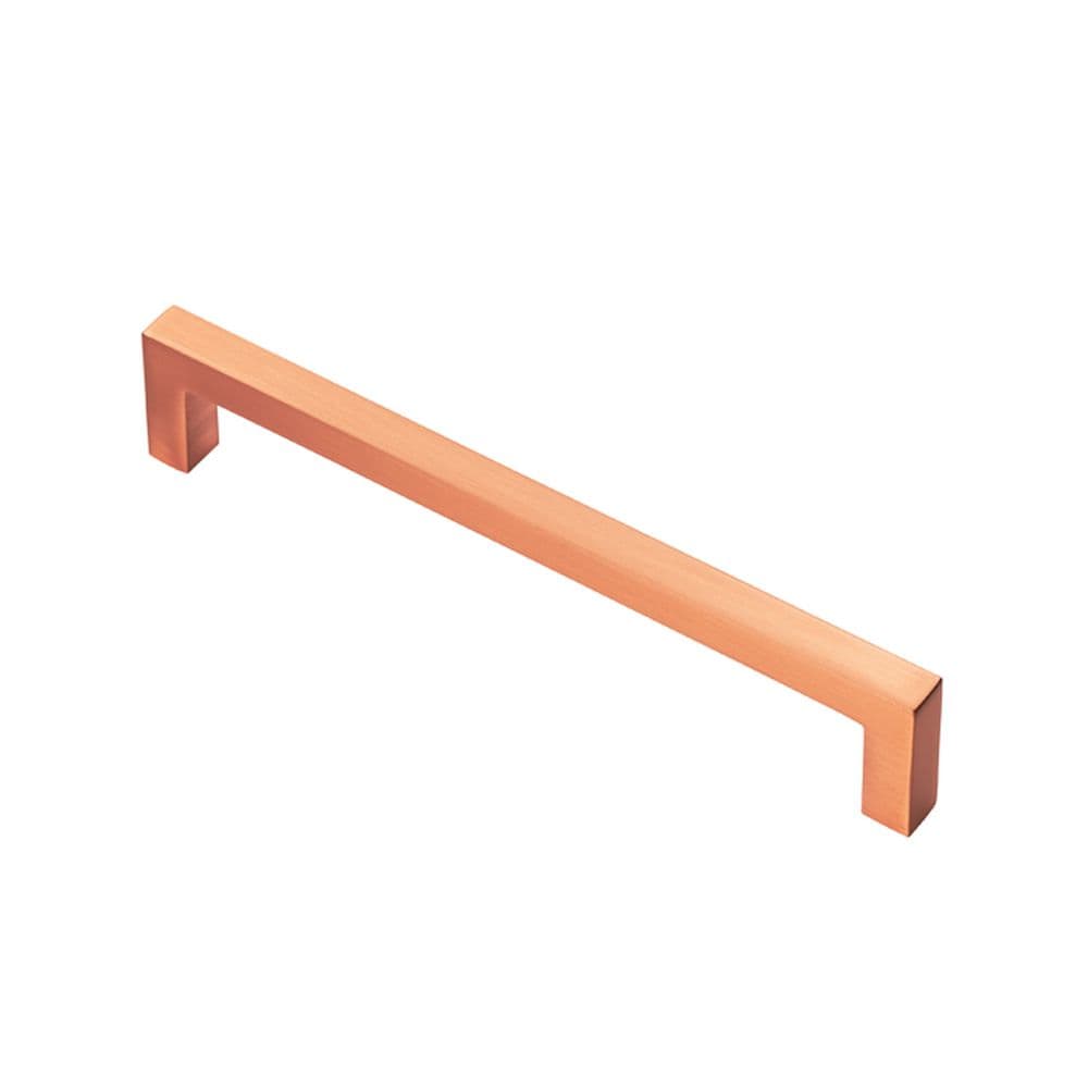 Finger Tip Design Cabinet Hardware Satin Copper / Cabinet Pull Handles FTD - Block Handle - Satin Copper