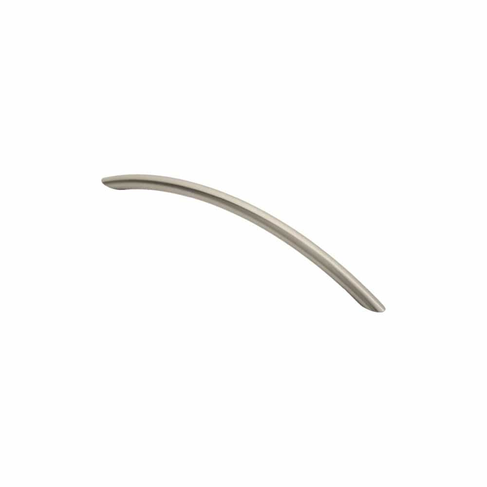 Finger Tip Design Cabinet Hardware Satin Nickel / Cabinet Pull Handles / 192mm c/c FTD - Bow Handle 192mm - Satin Nickel