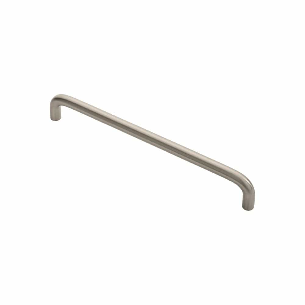 Finger Tip Design Cabinet Hardware Satin Nickel / Cabinet Pull Handles / 192mm c/c FTD - D Handle 192mm - Satin Nickel