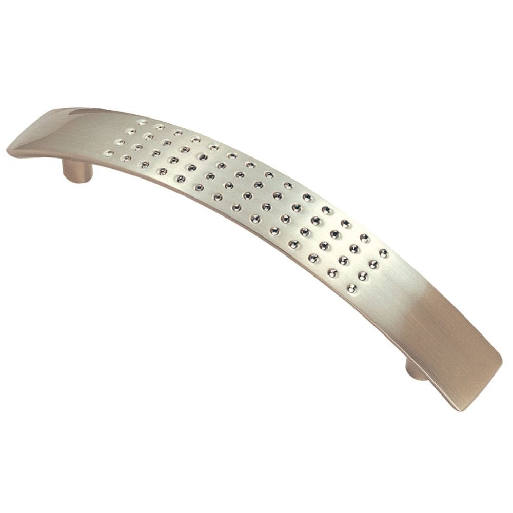 Finger Tip Design Cabinet Hardware Satin Nickel / Cabinet Pull Handles / 128mm c/c FTD - Dimple Handle 128mm - Satin Nickel