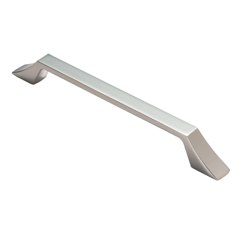 Finger Tip Design Cabinet Hardware Satin Nickel / Cabinet Pull Handles / 160mm c/c FTD - Halcyon Handle 160mm - Satin Nickel