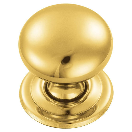 Finger Tip Design Cabinet Hardware Polished Brass / Cabinet Knobs / 38mm Dia. FTD - Hollow Victorian Knob 38mm - Polished Brass