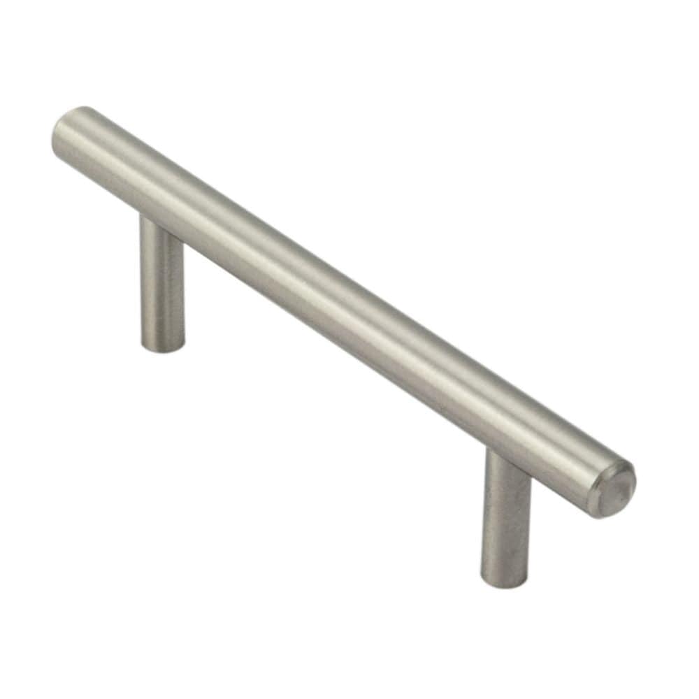 Finger Tip Design Cabinet Hardware Satin Nickel / Cabinet Pull Handles / 64mm c/c FTD - Mini T-Bar Handle 64mm - Satin Nickel