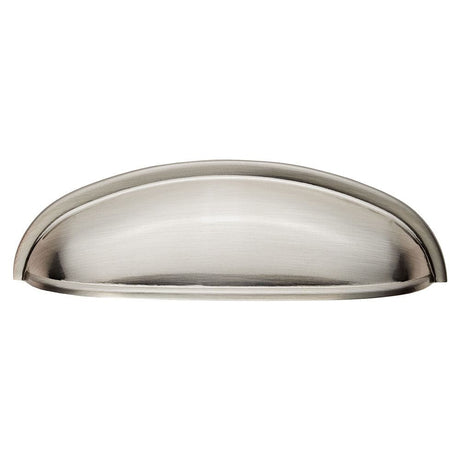Finger Tip Design Cabinet Hardware Satin Nickel / Cabinet Cup Pulls FTD - Modern Shaker Cup Pull 96mm - Satin Nickel