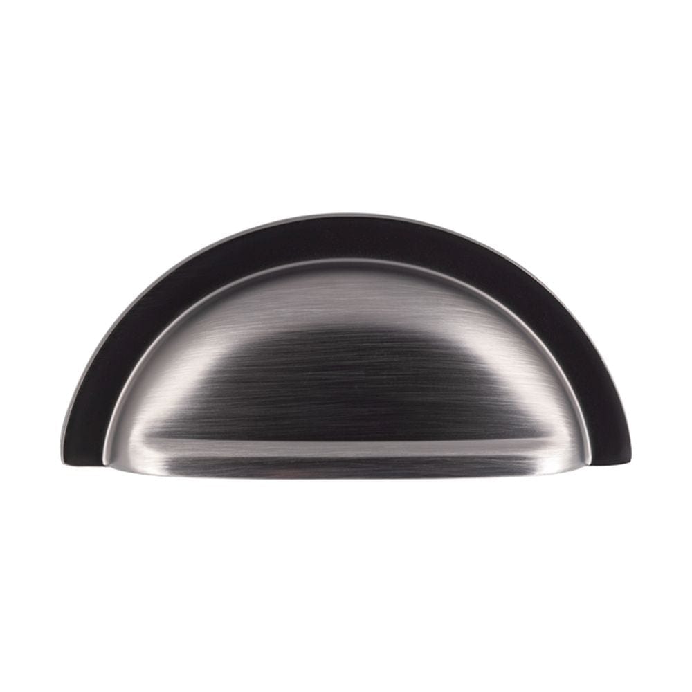 Finger Tip Design Cabinet Hardware Gun Metal / Cabinet Cup Pulls FTD - Oxford Cup Pull 76mm - Gun Metal