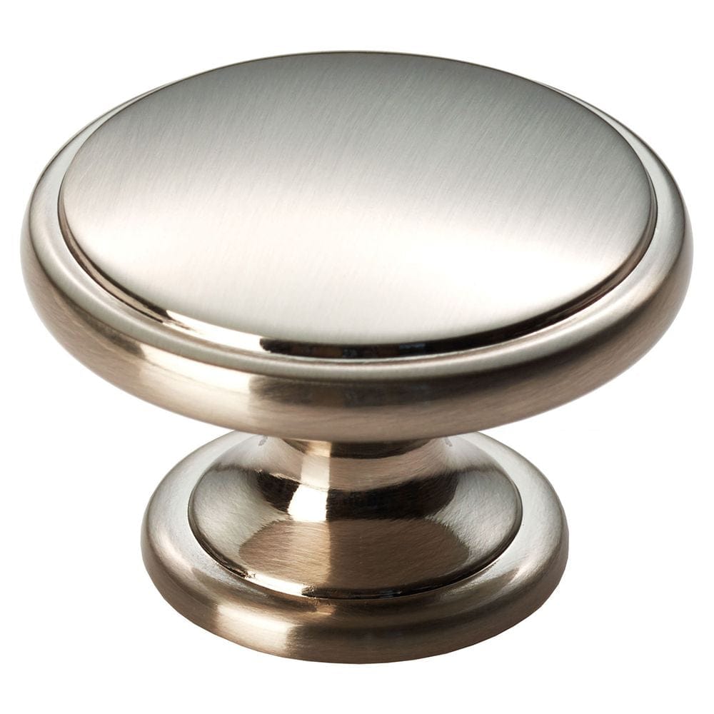 Finger Tip Design Cabinet Hardware Satin Nickel / Cabinet Knobs / 38mm Dia. FTD - Oxford Knob 38mm - Satin Nickel