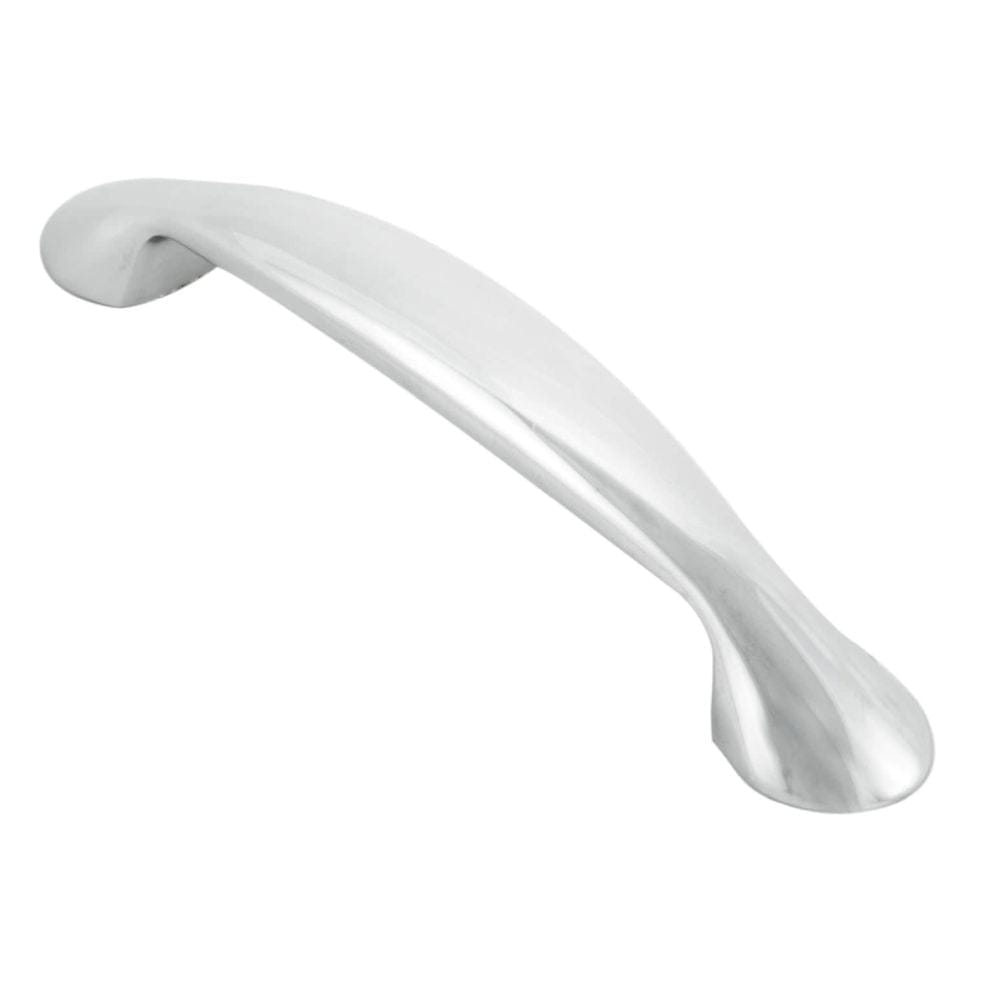 Finger Tip Design Cabinet Hardware Polished Chrome / Cabinet Pull Handles FTD - Platypus Bow Handle - Polished Chrome