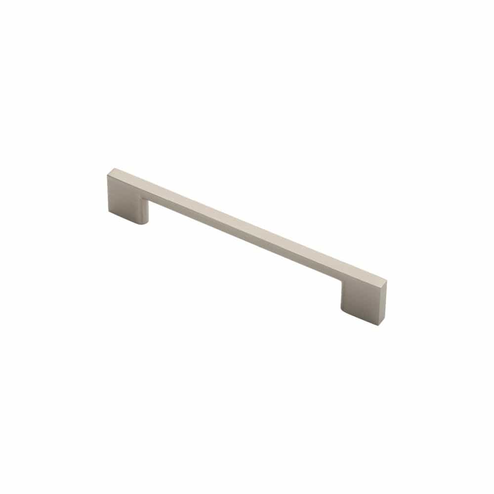 Finger Tip Design Cabinet Hardware Satin Nickel / Cabinet Pull Handles / 152mm c/c FTD - Slim D Handle 152mm Satin Nickel - Satin Nickel