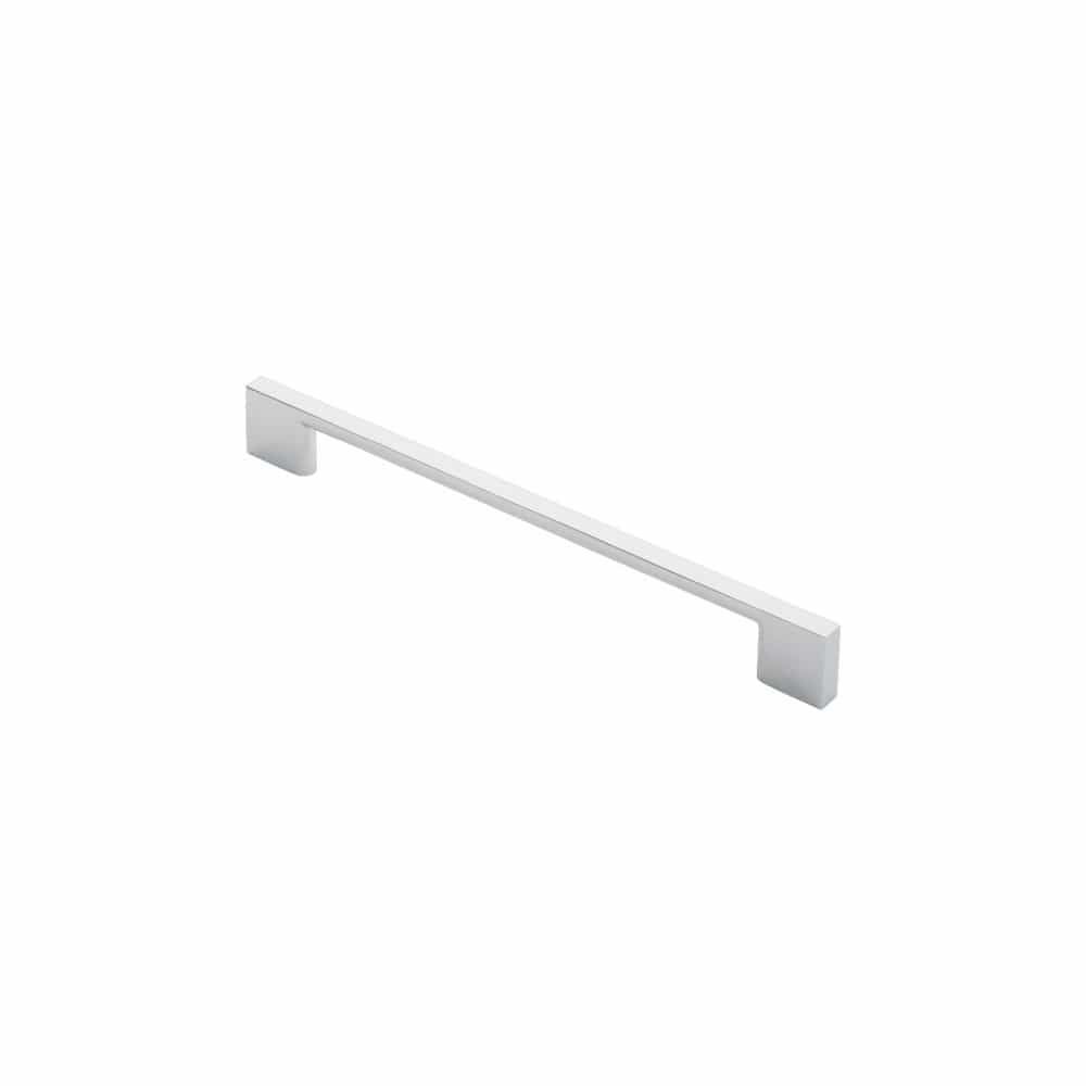 Finger Tip Design Cabinet Hardware Polished Chrome / Cabinet Pull Handles FTD - Slim D Handle 220mm - Polished Chrome
