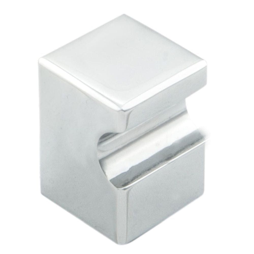 Finger Tip Design Cabinet Hardware Polished Chrome / Cabinet Knobs / 22mm Dia. FTD - Square Knob 22mm - Polished Chrome