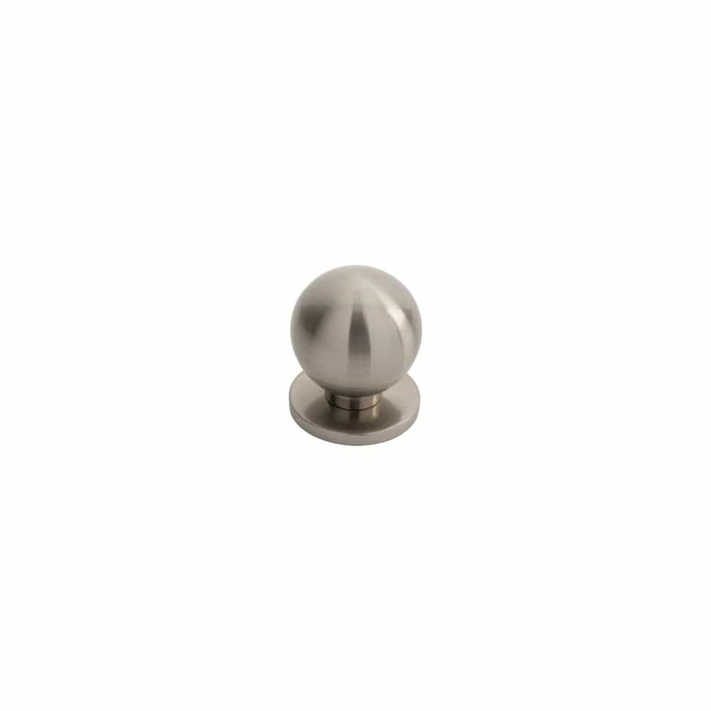 Finger Tip Design Cabinet Hardware Satin Nickel / Cabinet Knobs / 25mm Dia. FTD - Stainless Steel Spherical Knob 25mm - Satin Nickel