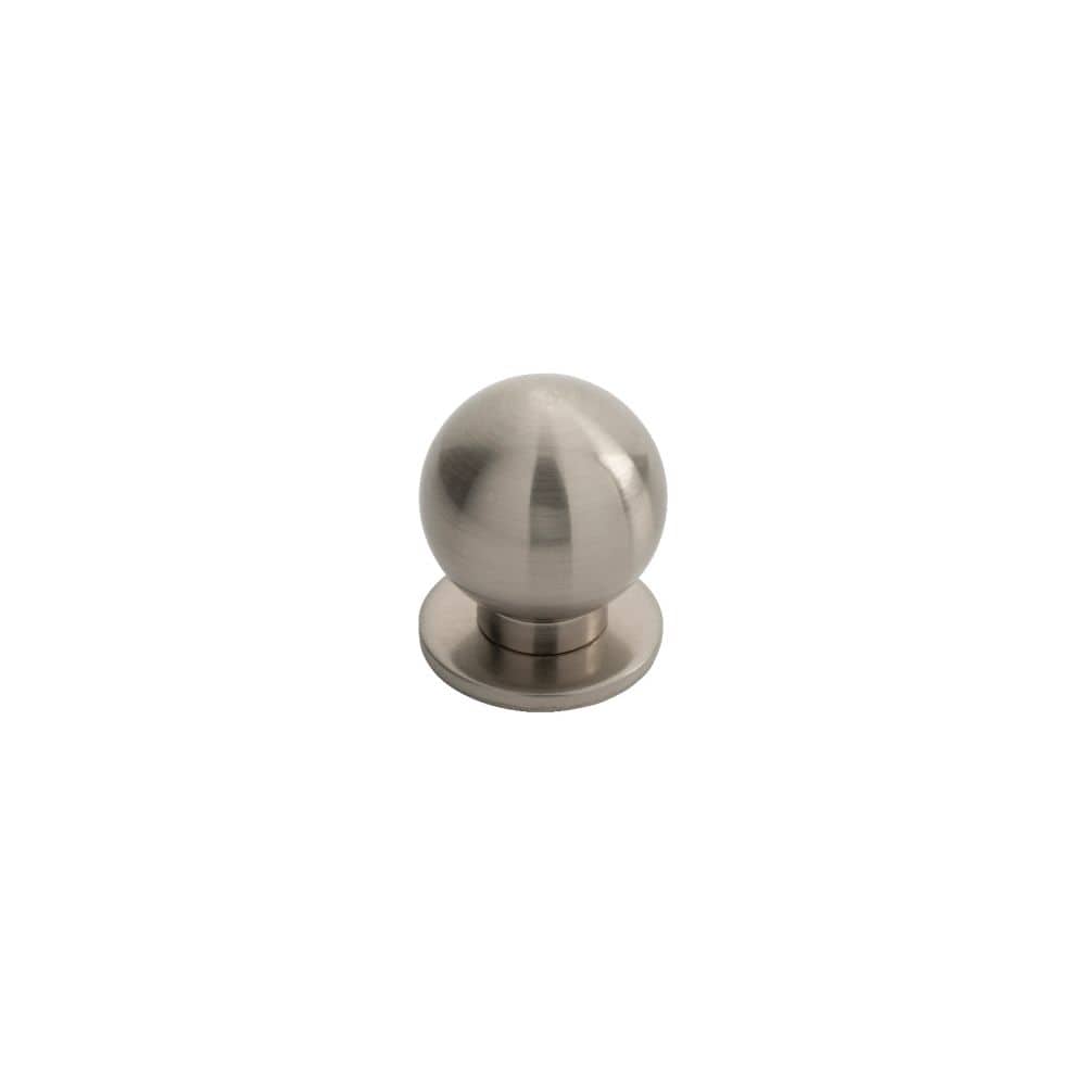 Finger Tip Design Cabinet Hardware Satin Nickel / Cabinet Knobs / 30mm Dia. FTD - Stainless Steel Spherical Knob 30mm - Satin Nickel