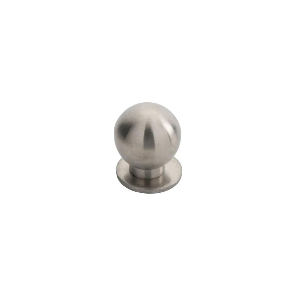 Finger Tip Design Cabinet Hardware Satin Stainless Steel / Cabinet Knobs / 30mm Dia. FTD - Stainless Steel Spherical Knob 30mm - Stainless Steel