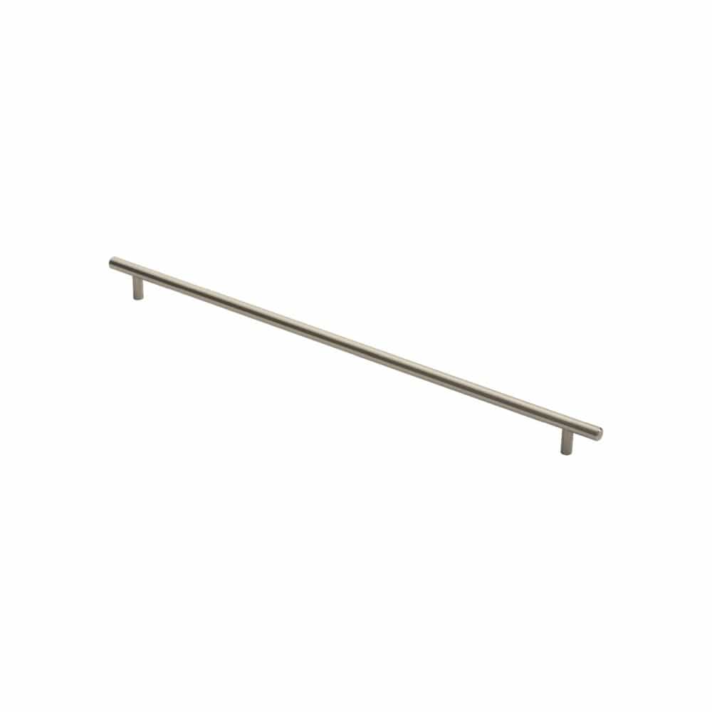 Finger Tip Design Cabinet Hardware Satin Nickel / Cabinet Pull Handles / 448mm c/c FTD - Steel T-Bar Handle 448mm - Satin Nickel