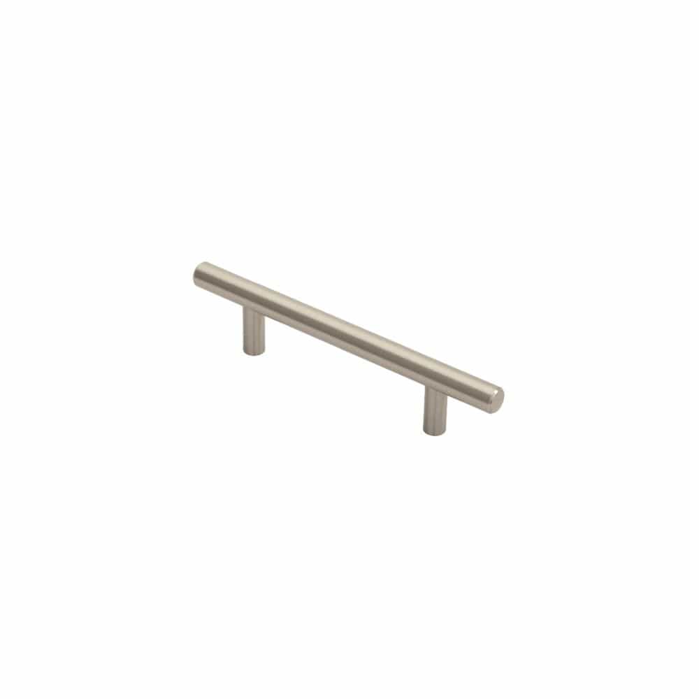 Finger Tip Design Cabinet Hardware Satin Nickel / Cabinet Pull Handles / 96mm c/c FTD - Steel T-Bar Handle 96mm - Satin Nickel