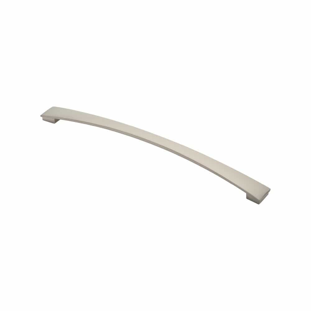 Finger Tip Design Cabinet Hardware Satin Nickel / Cabinet Pull Handles / 320mm c/c FTD - Valetta Bow Handle 320mm - Satin Nickel