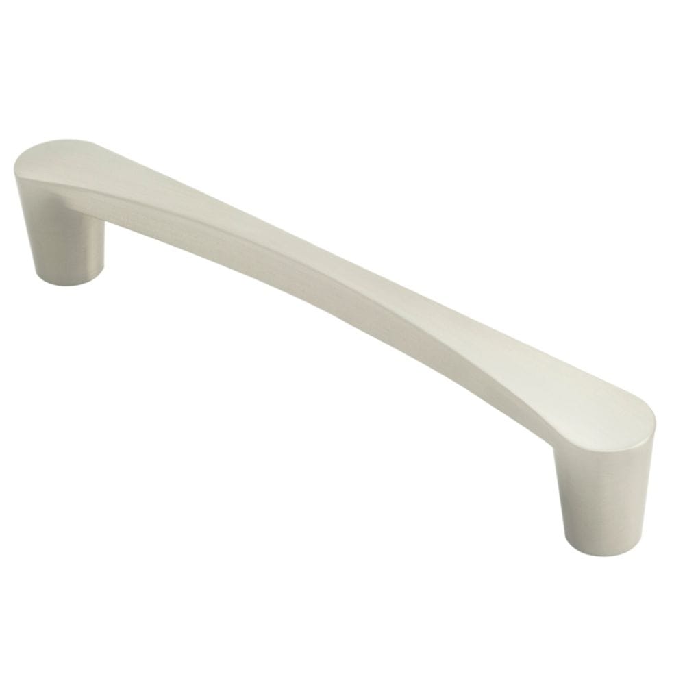 Finger Tip Design Cabinet Hardware Satin Nickel / Cabinet Pull Handles / 160mm c/c FTD - Venturi D Handle 160mm - Satin Nickel