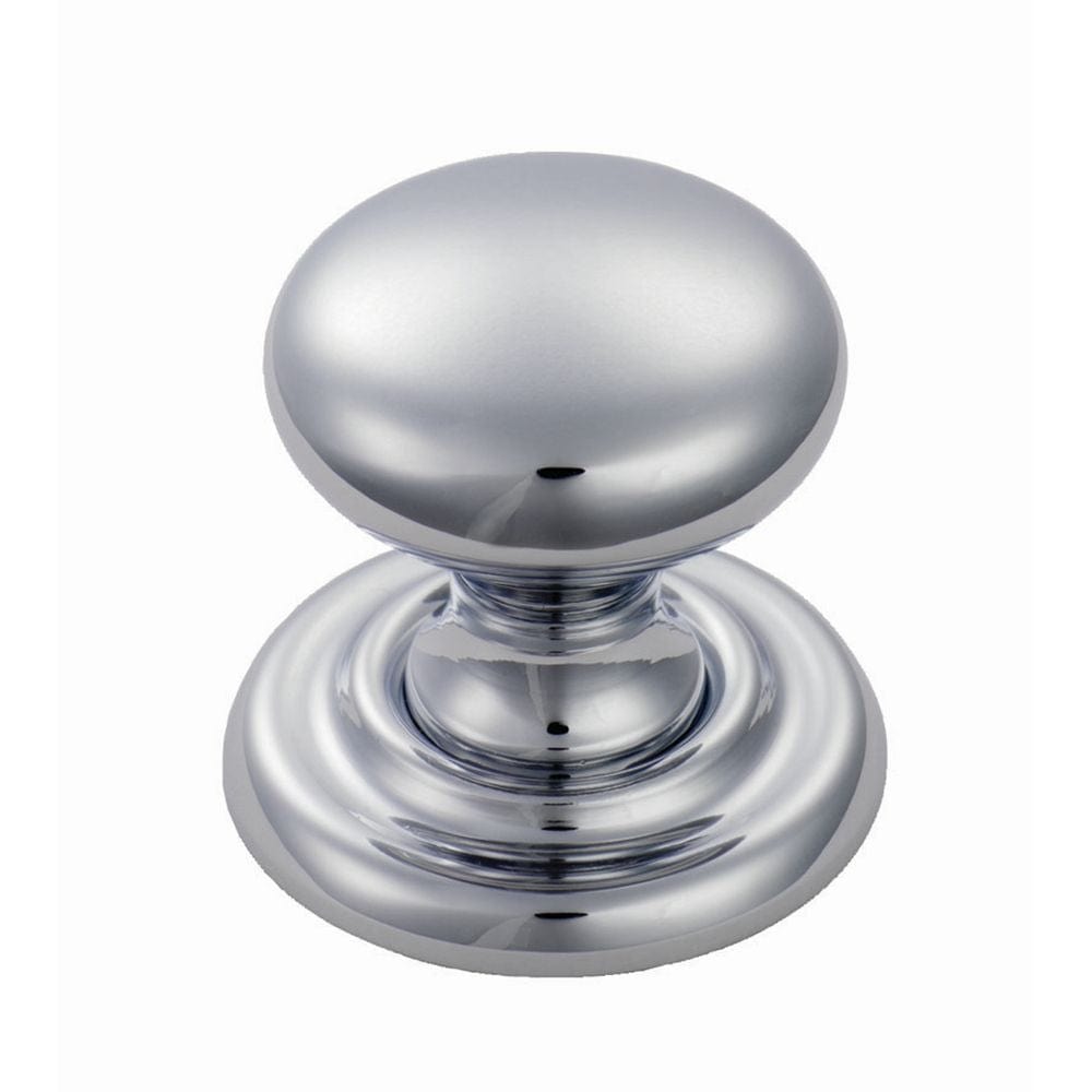 Finger Tip Design Cabinet Hardware Polished Chrome / Cabinet Knobs / 38mm Dia. FTD - Victorian Knob 38mm - Polished Chrome