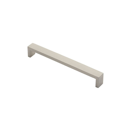 This is an image of a FTD - Rectangular Section D-Handle 192mm - Stainless Steel that is availble to order from Trade Door Handles in Kendal.