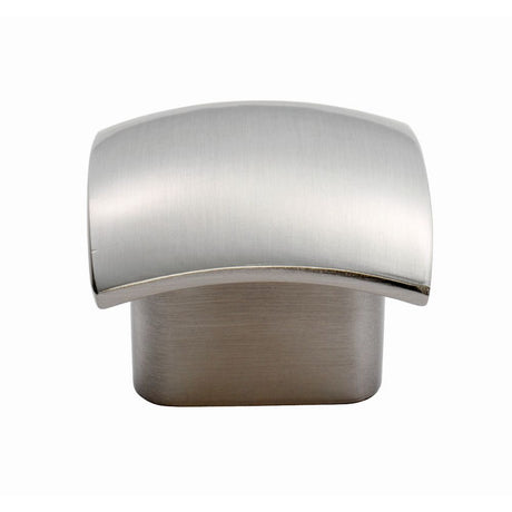 This is an image of a FTD - Helio Knob - Satin Nickel that is availble to order from Trade Door Handles in Kendal.