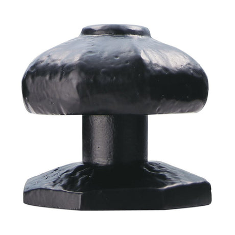 This is an image of a Ludlow - Octagonal Centre Door Knob - Black Antique that is availble to order from Trade Door Handles in Kendal.