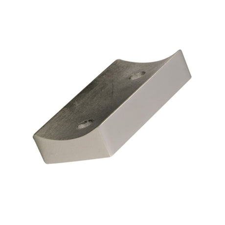 This is an image of a Eurospec - Handrail Bracket Saddle - Satin Stainless Steel that is availble to order from Trade Door Handles in Kendal.