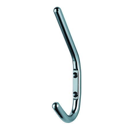 This is an image of a Eurospec - Hat and Coat Hook - Bright Stainless Steel that is availble to order from Trade Door Handles in Kendal.