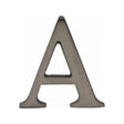 Heritage Brass Door Furniture Matt Bronze / Letters / A Heritage Brass - Alphabet A Pin Fix 51mm (2") Matt Bronze Finish