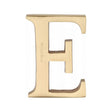 Heritage Brass Door Furniture Satin Brass / Letters / E Heritage Brass - Alphabet E Pin Fix 51mm (2") Satin Brass Finish