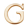 Heritage Brass Door Furniture Polished Brass / Letters / G Heritage Brass - Alphabet G Pin Fix 51mm (2") Polished Brass Finish