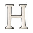 Heritage Brass Door Furniture Polished Nickel / Letters / H Heritage Brass - Alphabet H Pin Fix 51mm (2") Polished Nickel Finish